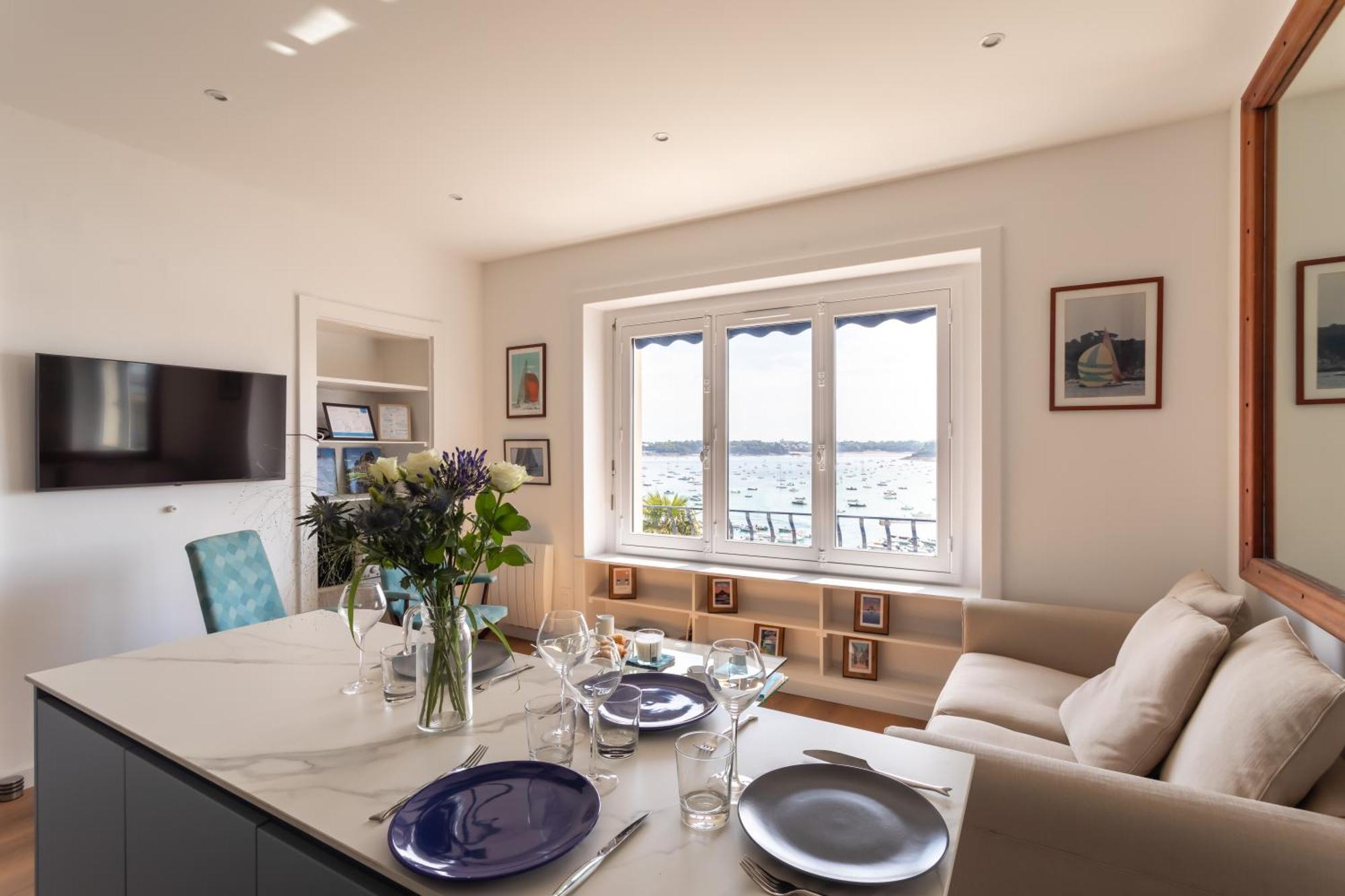 Le Beauvoir 1 - Appt Vue Mer 迪纳尔 外观 照片